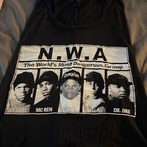 black N.W.A. tank top